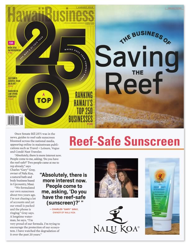 Nalu Koa Maui Eco Warrior REEF SAFE Sunscreen - Image 2